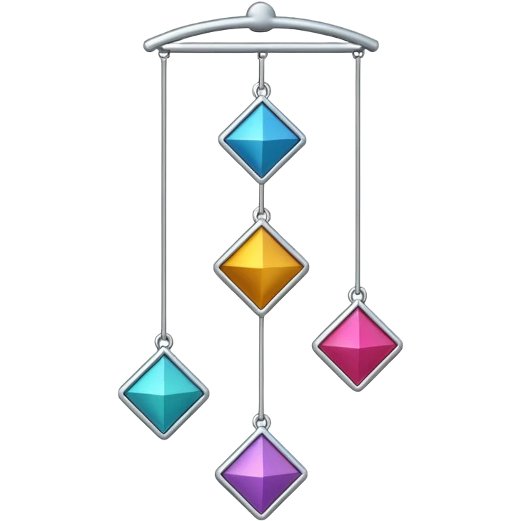 Hanging mobile  emoji