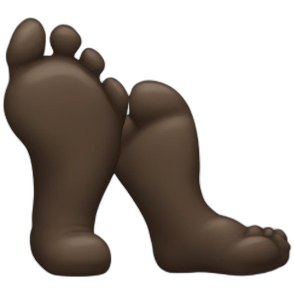 big foot emoji