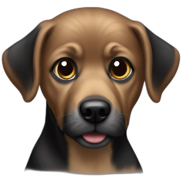 Chiweeniedog black emoji