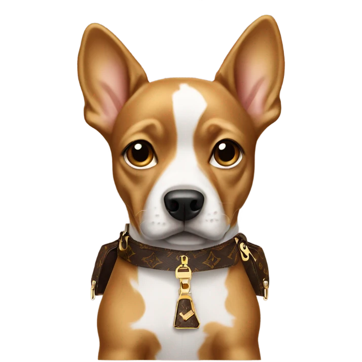 Dog with a Louis Vuitton  emoji
