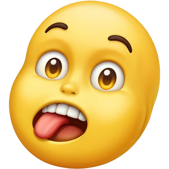a emoji chocking itself emoji