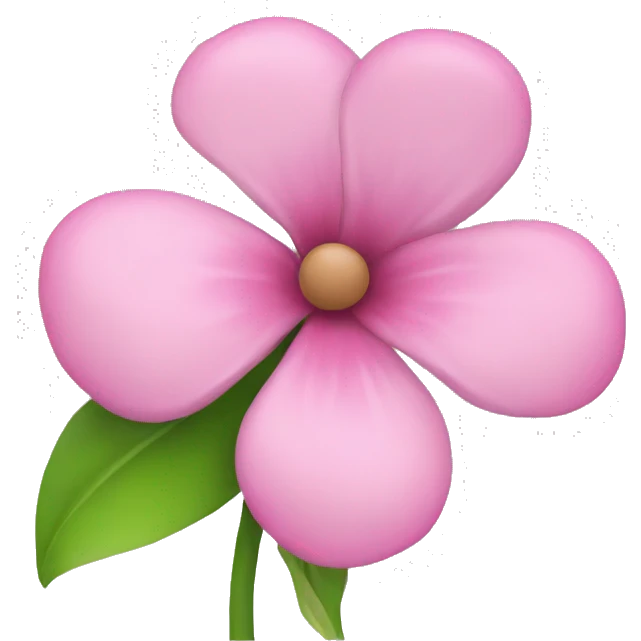Pink flower emoji