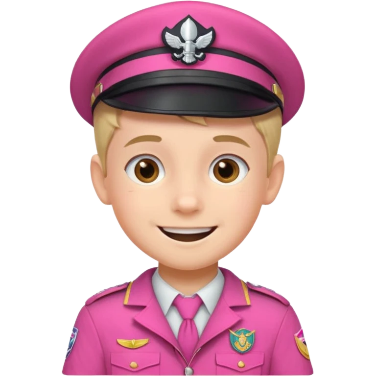 scout boy with very pink scout uniform  emoji