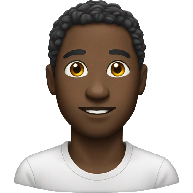 Black man emoji
