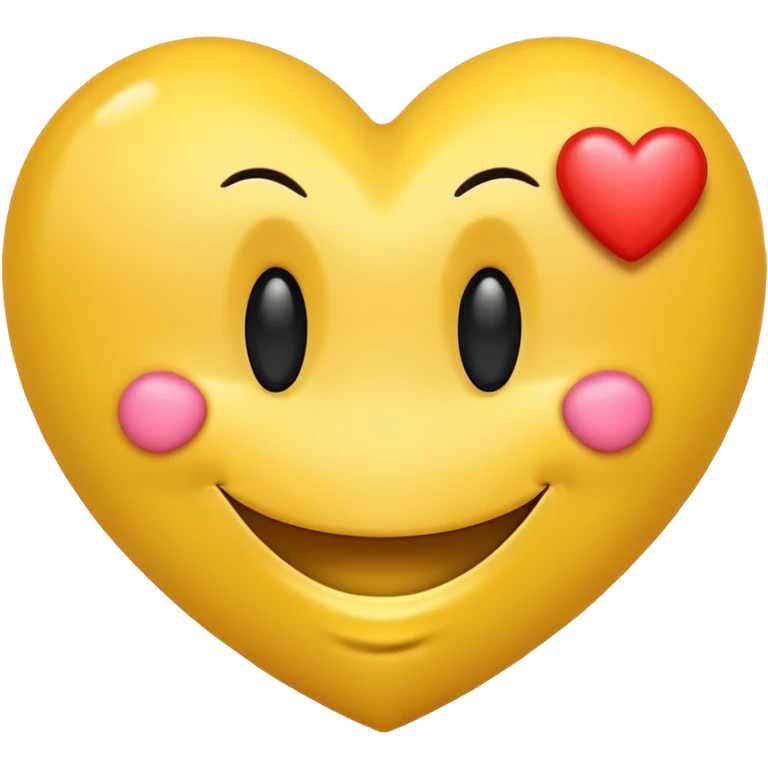 Smiley face with heart emoji