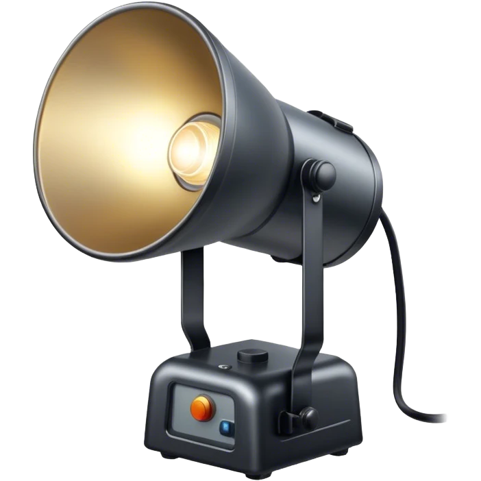 Professional lighting equipment - Spot type emoji