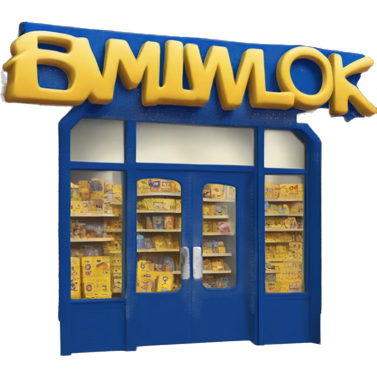 blockbuster early 2000s movie store logo emoji