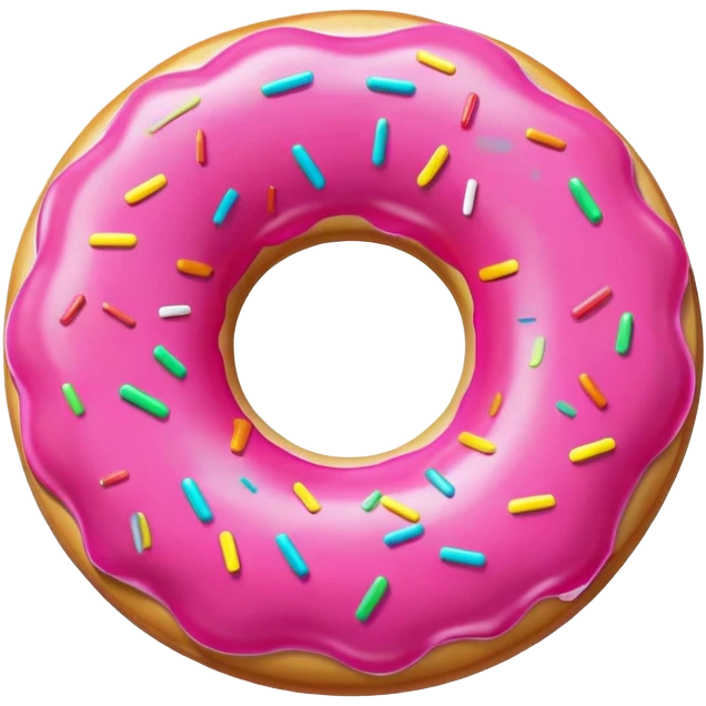 colorful donut pool float emoji