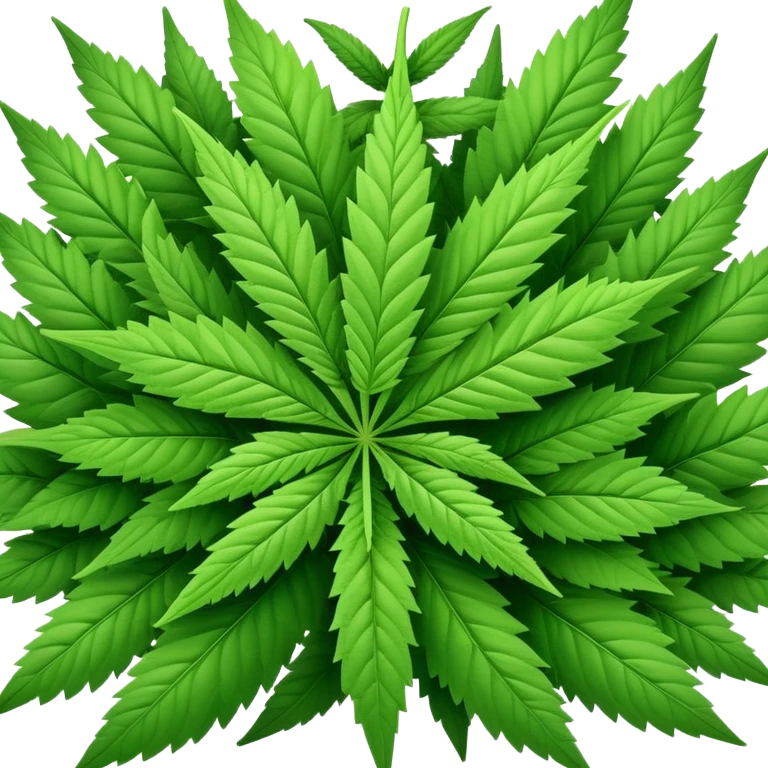 Ojas de marihuana emoji