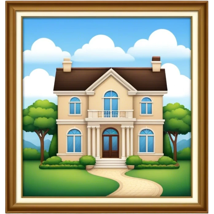 Luxury home emoji