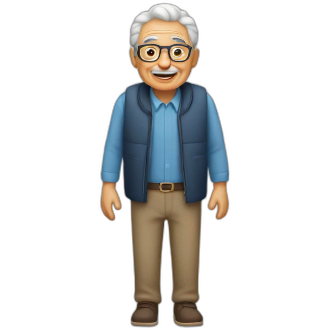 abuelo con abuela emoji