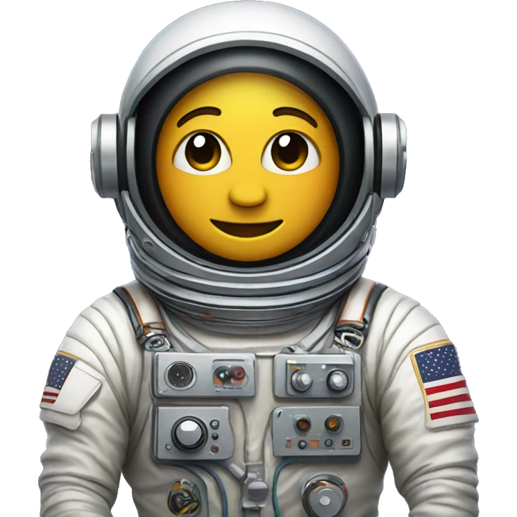 Astronaut with turntables emoji