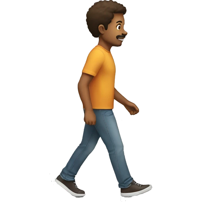 walking emoji