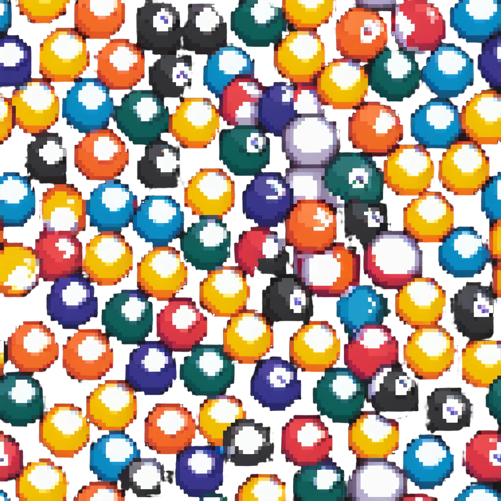 colorful pool balls emoji