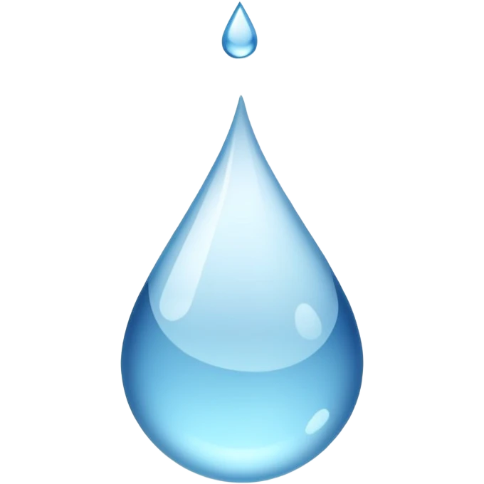 water drop emoji