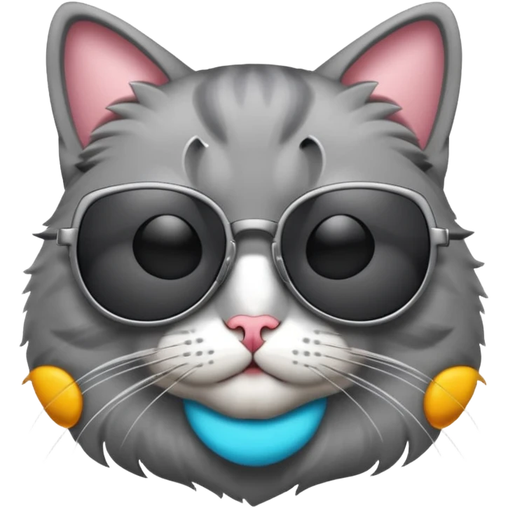 Cat wearing sunglasses emoji