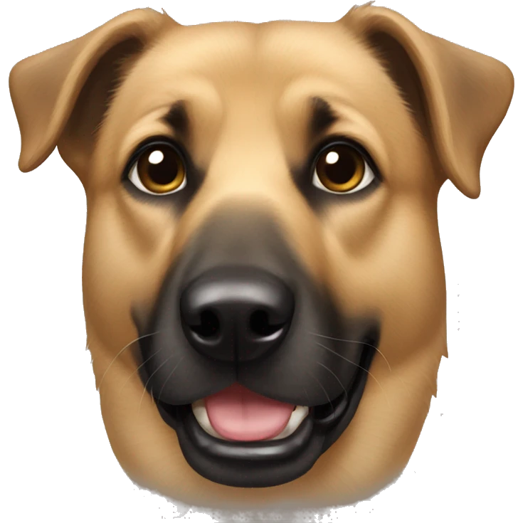 Black lab German Shepard emoji