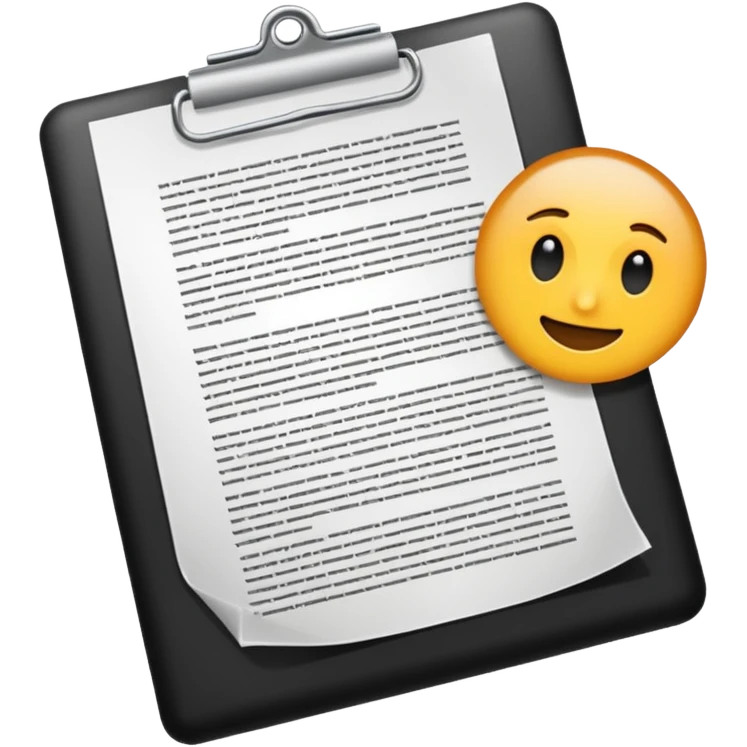 Courtroom Items, Legal Document – official case file or contract

 emoji