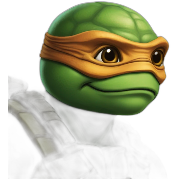 ninja turtle hyper realistic emoji