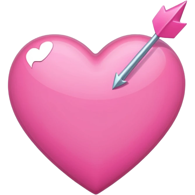 pink heart with pink arrow  emoji