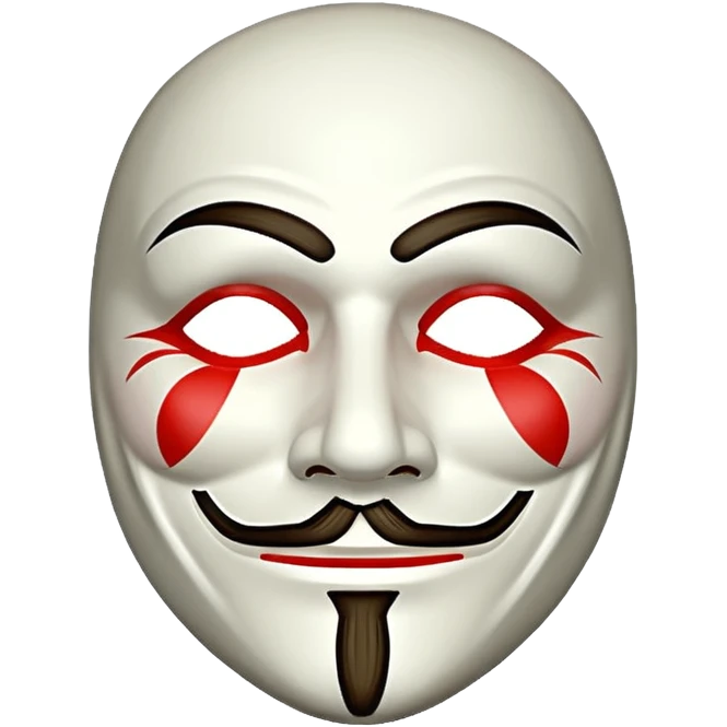 Guy Fawkes mask emoji
