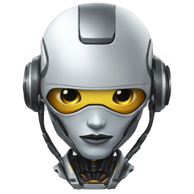 Robot futurista emoji