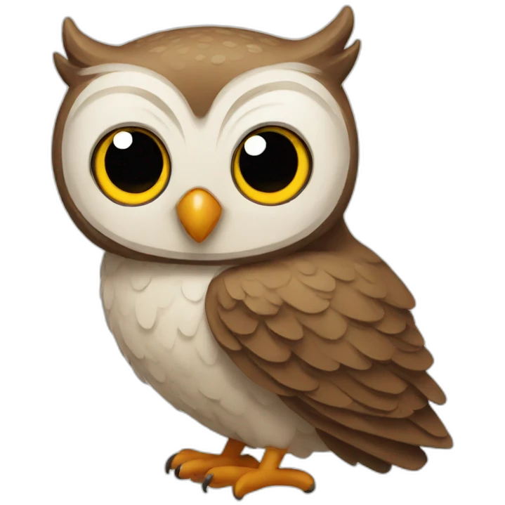 happy owl emoji