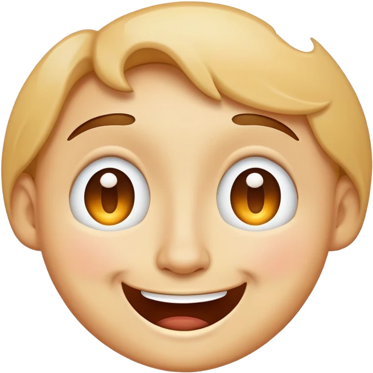 Smiling face with tear emoji