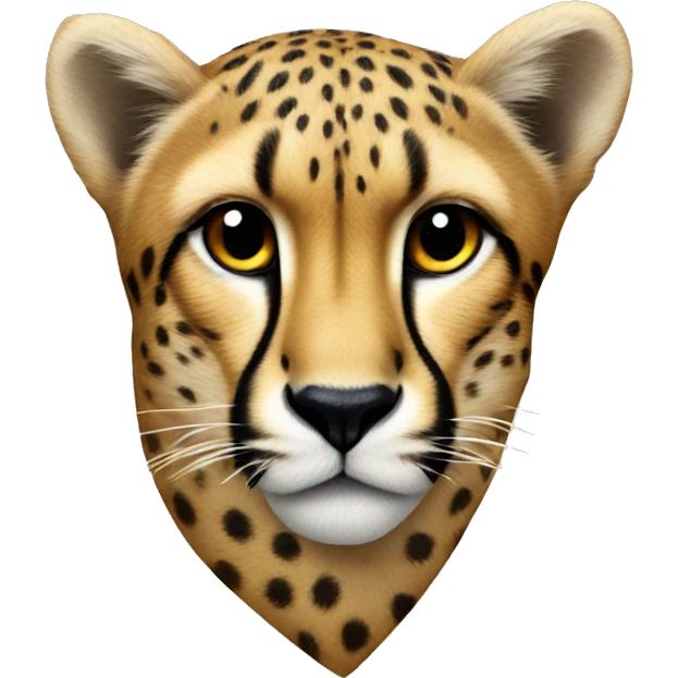 Cheetah heart emoji