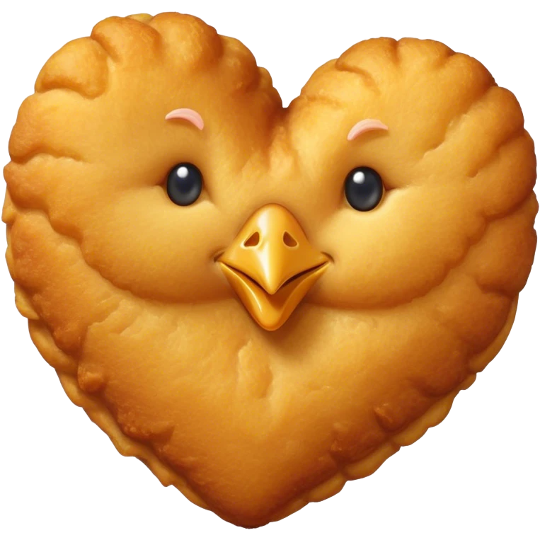 Heart ￼ chicken  emoji