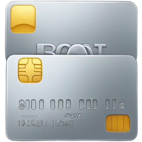 platinum credit card no digits emoji