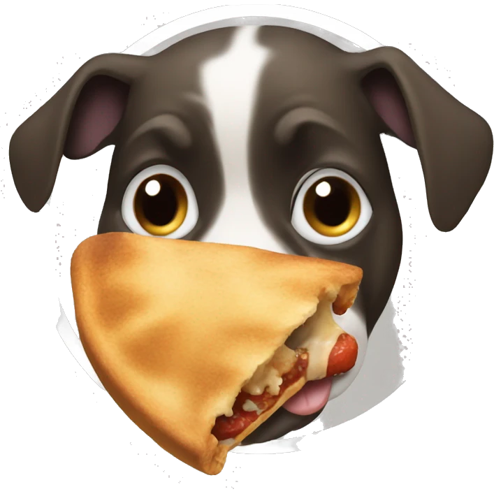Dog eating emoji