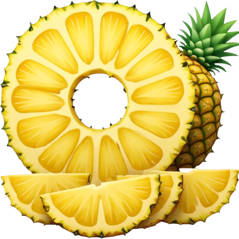 Pineapple slice emoji