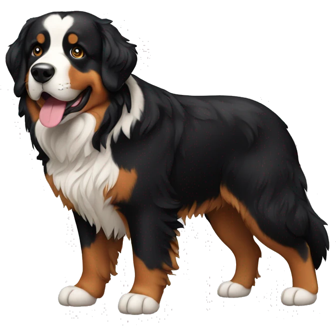 Bernese Mountain Dog Full Body emoji
