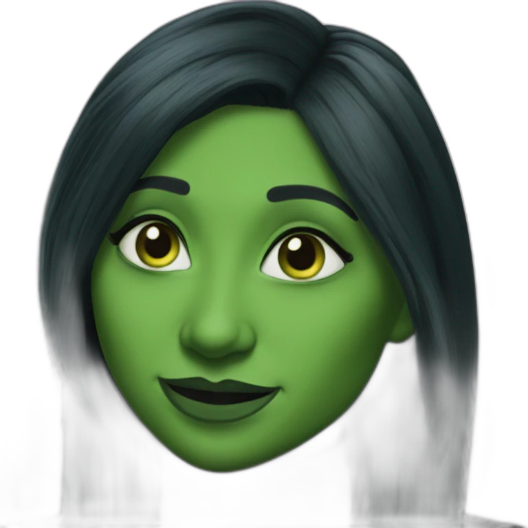 Elphaba wicked cynthia erivo black hair emoji
