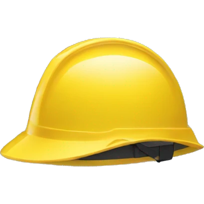 yellow security helmet emoji