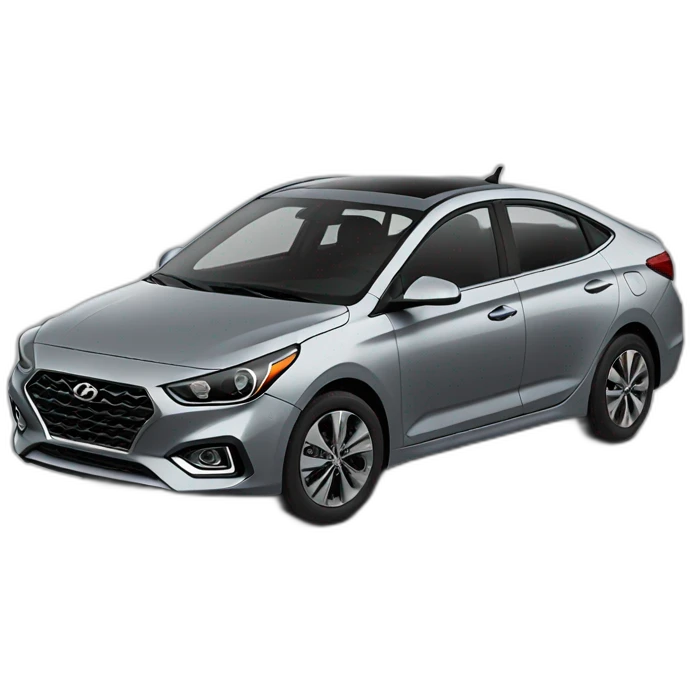 Hyundai accent 2019 gray emoji