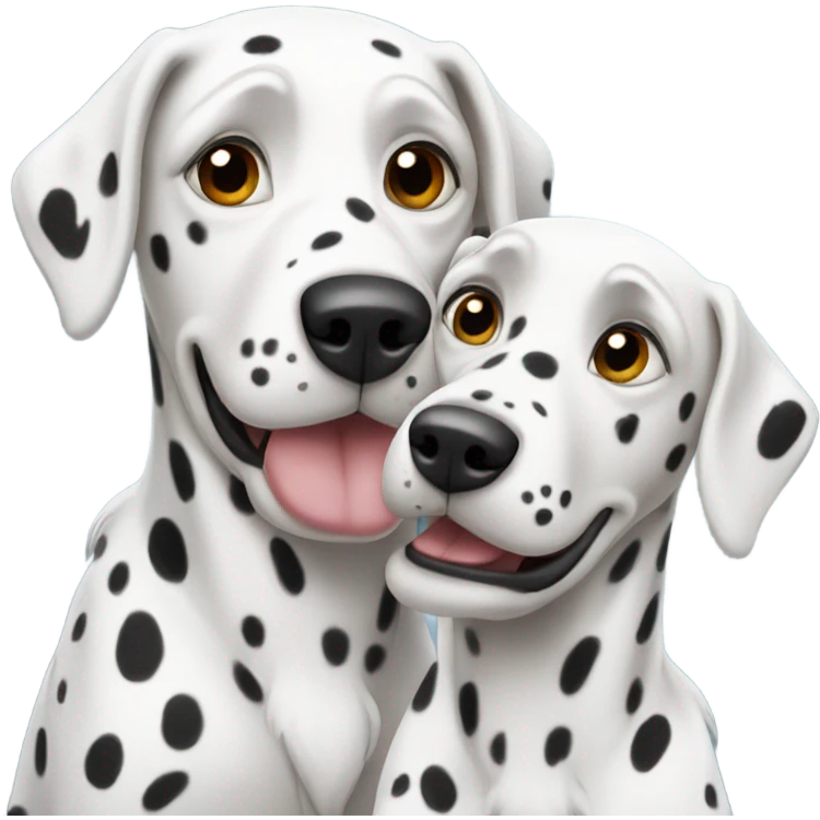 Two Dalmatians emoji