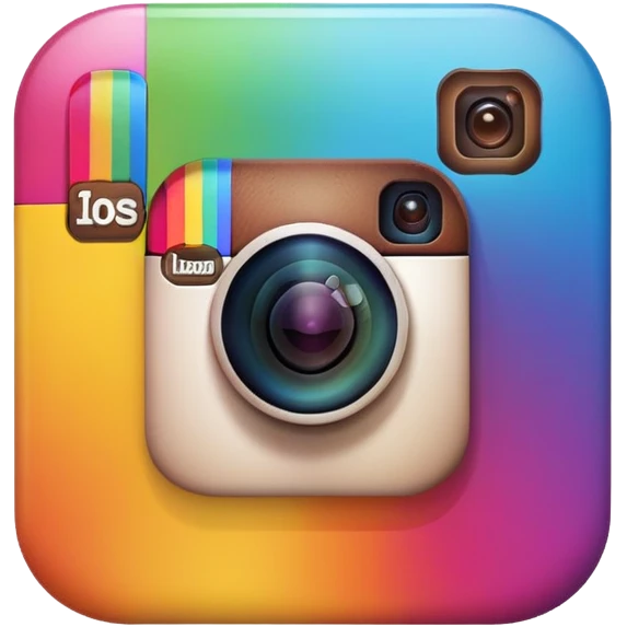 Instagram logo emoji
