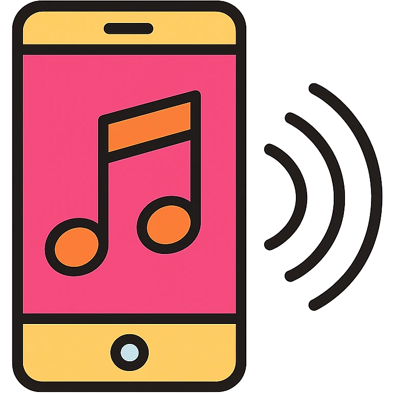 music streaming emoji