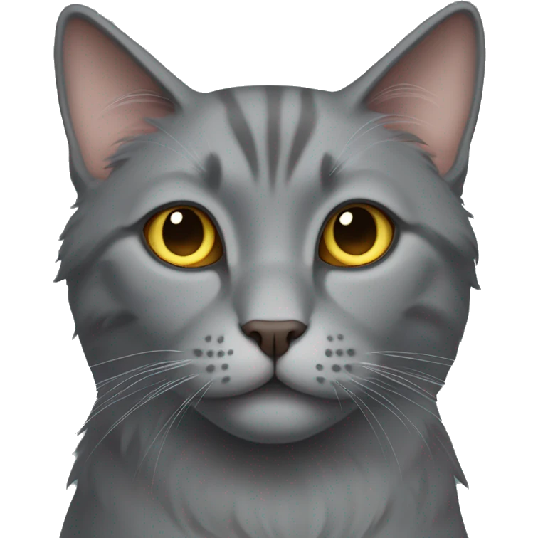 Gray cat Nibelung emoji