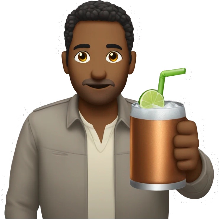 Like drinking a Moscow mule emoji