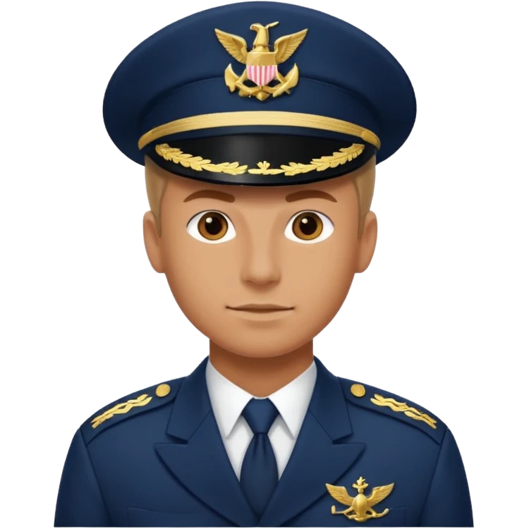 a pumped-up fighter of the navy emoji
