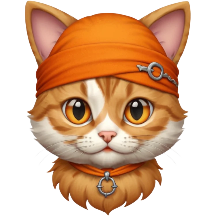 Pirate kitten emoji