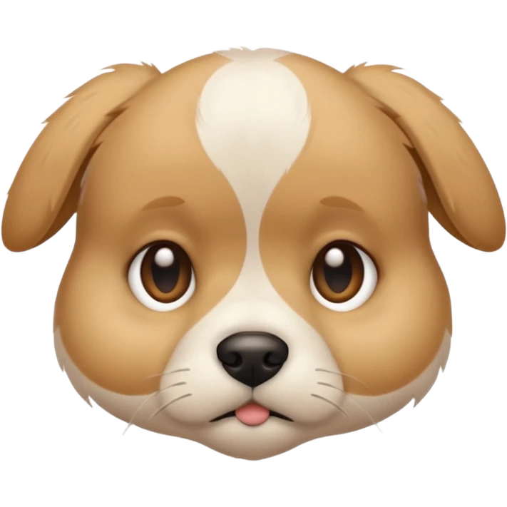 아픈 강아지 emoji