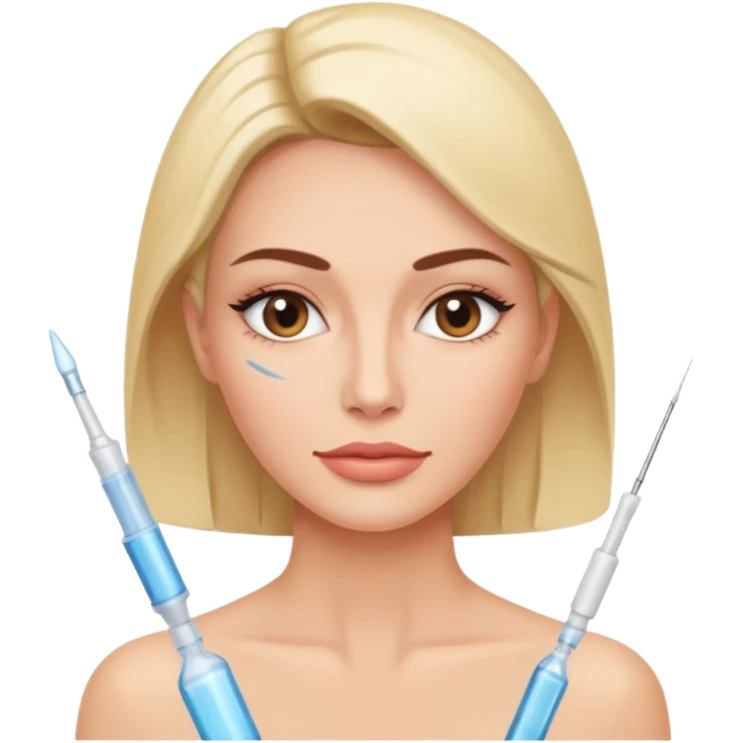  botox injection in the face emoji