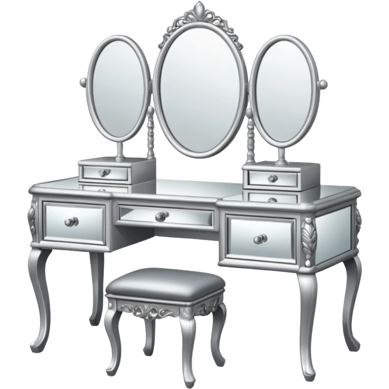 silver DRESSING TABLE emoji
