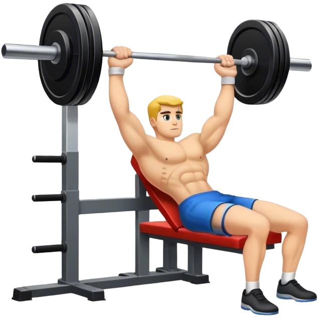 close-grip flat-benchpress emoji