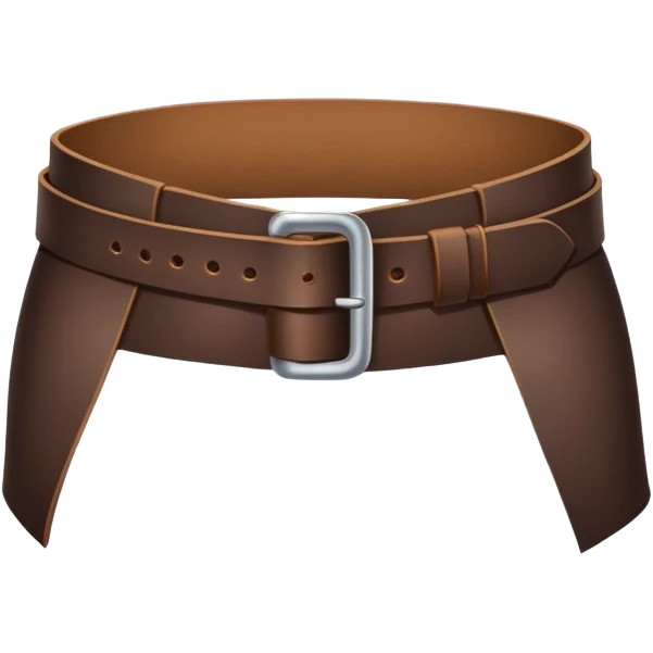 Belt to butt emoji