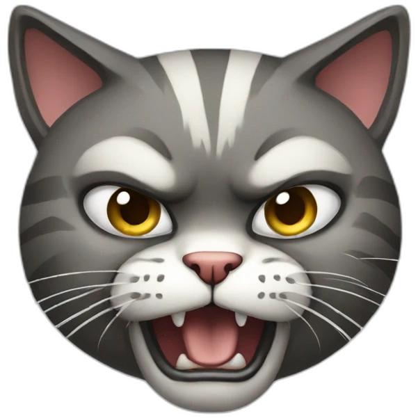 angry cat emoji